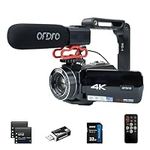 4K Video Camera Camcorder Ordro 4K 