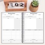 Principal Lines 2 Pack Meeting Notesbooks for Work Organization - Notebooks for Note Taking - Work Planner Organizer Notebook for Women Men Office School, 240 Pages,7" x 10"