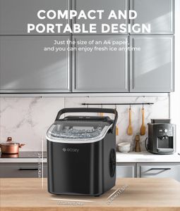 ecozy Countertop Ice Maker – Compact Portable Ice Machine