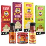 MasterChow Family Hamper | Assorted: 2 Sauces, 1 Dip & 4 Noodles - Family Pack | Party Pack | MSG Free | Pack of 7