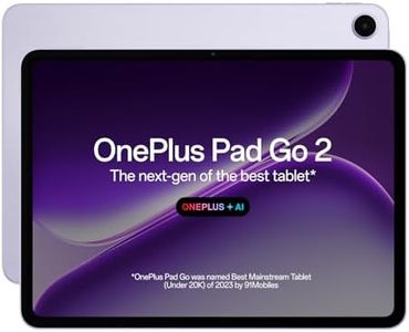 OnePlus Pad Go 2, 30.73 cm (12.1 inch) 2.8K Display, Dolby Vision™, 120Hz Refresh Rate, Quad Speakers, AI, 10050 mAh Battery, Wi-Fi Tablet, 8GB RAM 128 GB Storage, Lavender Drift