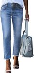 Sidefeel Women's Boyfriend Jeans Hi