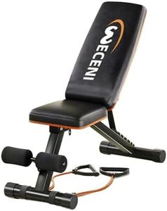WECENI Adjustable Weight Bench,Adjustable weight bench, Multi-Functional Foldable workout Bench Press with 660 LBS Capacity, Strength Training Equipment gym for Home, Full heavy duty fitness bench gym at home.