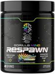 Gorilla Mind Respawn (Rainbow Sherbet) - Advanced Gaming Supplement for Amplified Focus, Enhanced Reaction Time and Clean Energy (40 Servings)