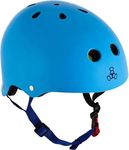 Triple 8 Brainsaver II with MIPS Dual Certified Bike/Skate Helmet (Hyper Blue Matte, S/M (55-58cm))