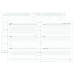 TUL® Discbound Weekly/Monthly Refill Pages, Letter Size, January To December 2023