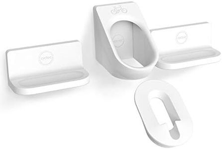 Super Hero - Wall Mount Bike Display and Storage for Clipless Pedals. (White)