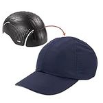 Ergodyne Skullerz 8947 Lightweight Baseball Hat and Bump Cap Insert with Enhanced Flex Navy