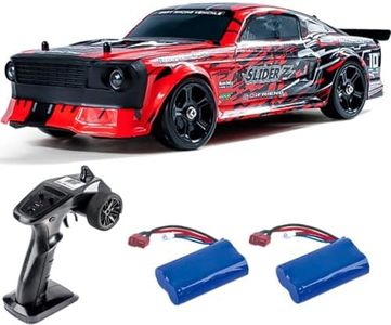 KAIMIO 35KM/H 1:14 4WD High Speed RC Drift Car,RTR RC Truck, Waterproof 2.4GHZ Hobby Class RC Vehicles for Beginners and Adults (Red)