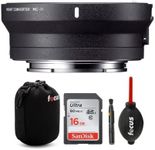 Sigma MC-11 Lens Mount Converter (Canon EF to Sony E-Mount) with 16GB SD Card and Accessory Bundle