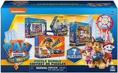 PAW Patrol: The Movie, 7 Puzzle Bundle 24pc 48pc with Storage Tin | Puzzles for Kids Ages 4-8 | PAW Patrol Party Favors | PAW Patrol Toys for Ages 4+