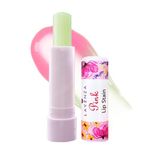 Lavenza pH Based Natural Pink Lipstain & Lip Balm (2in1) | Long Lasting PINK shade, Nourishing, Water Proof, Vegan | With Grapeseed Oil & Plant Butters | FREE FROM Synthetic Base & Cheap Fillers | Safe for Kids, Teens | 5gm