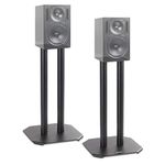 Duronic SPS1022/40 Pair of Speaker Stands - 40 cm Height - Weighable with Sand - Cones to Reduce Vibration - Universal Compatibility Hi-Fi Speakers/Stereo/Home Cinema 5.1