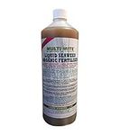 Multi-Mite Liquid Seaweed Organic Concentrate - 100% Natural - Plant Feed Fertiliser Trees Lawn Veg & House Plants Root or Foliar Feed (1 LITRE)