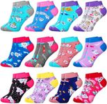 Mepase 12 Pairs Women Teeth Socks D