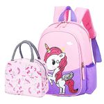 POWOFUN Kids Toddler Backpack Unicorn Cool Cute Cartoon Backpack (Large Purple Unicon)