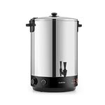 Klarstein KonfiStar 40 Automatic Preserving Cooker - Preserver, Hot Drinks Dispenser, Size: 40 Liters, 30-110 ° C, Timer: 20-120 min, Warming Function, Taste-Neutral, Polished Stainless Steel