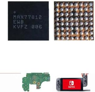 Hailue MAX77812 Buck Regulator Chip.Switch IC (PMIC) Power Management IC Chip, WLCSP-64,LITE-OLED Replacement for Nintendo Switch Motherboard IC Chip.MAX77812EWB+T.Integrated Circuit chip.1Pcs