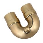 Mxfans Trumpet Parts Tube Copper Elbow Tube U Shape Tube DIY Spare Part Golden