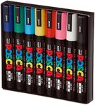 8 Posca Markers 5M, Posca Pens for Art Supplies, School Supplies, Rock Art, Fabric Paint, Fabric Markers, Paint Pen, Art Markers, Posca Paint Markers