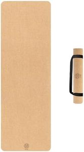 SatoriConcept Cork Yoga Mat - 100% Eco Friendly Cork & Rubber, Lightweight with Perfect Size (72” x 24”) and 4mm Thick, Non Slip, Sweat-Resistant, Innovative Exercise Mat for Hot Yoga (Original)