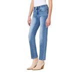 Angels Forever Young Women's 360 Sculpt Mid-Rise Straight Ankle Jeans, Melanie, 8