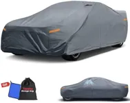 2026 Upgrade Car Cover for Sports Coupe Small Car Waterproof All Weather, Universal Fit Mazda Miata/MX-5, BMW Z3, Honda S2000, Chrysler Crossfire, Saturn Sky, Pontiac Solstice etc.