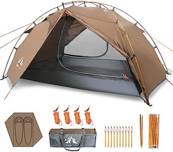 Night Cat Backpacking Tents 2 Persons Easy Setup Camping Tent with Separated Rainfly Aluminium Pole Double Layers Two Doors Waterproof Lightweight Compact 7.2x4.6ft