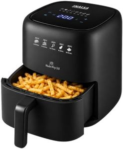INALSA Air Fryer 3.5 ltr|1400 W with Air Crisp Technology|Temperature & Timer Control|8 Preset Menu & Digital Display|Air fry, Bake,Roast,Reheat,Dehydrate|Airfryer Recipe book-NutriFry 3.5