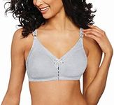 Bali Women's Double Support Cotton Stretch Wire-Free Bra, Heather Grey, 38D