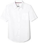 French Toast Boy's Short Sleeve Poplin Dress Shirt - 14 - White