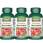 VORST Resveratrol Supplement 400mg 3 X 60 Capsules with Grape Seed Extract Vitamin E & C | Antioxidant Pills for Anti Aging, Skin Care & Immune System | Powder Pills | 3 Bottles