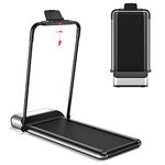 GOPLUS Ultra-Thin Electric Folding Treadmill, Installation-Free Design, Low Noise Perfect for Home Use