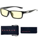 Gunnar Gaming and Computer Eyewear - Riot, Frame Colour: Onyx, Lens Tint: Clear (Blocks 35% Blue Light & 100% UV Light) - Blue Light Blocking Glasses - Patented lens - Reduce eye strain & dryness