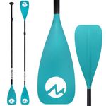 MoiShow SUP Paddle Board Paddle - Adjustable Paddleboard Paddle Oar 4-Piece Floating Aluminum SUP Kayak Paddle