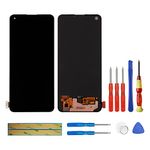 SWARK TFT Compatible with Oppo A94 5G CPH2211 LCD Display Touch Screen Digitizer (Black Without Frame) Cell Phones Parts + Tools