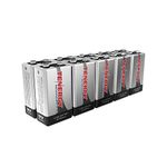 Combo: 10pcs Tenergy 9V 600mAh Li-ion Rechargeable Batteries