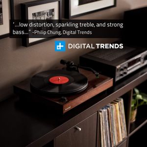 Fluance RT81 Vinyl Turntable – Walnut Wood, Hi-Fi Record Player