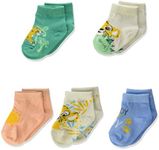 Lion King Live Action Baby 5 Pack Shorty Socks, Multi, 12-24 Months