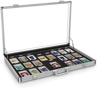 All-Aluminum Trade Card Show Display Case with LED & Lock 34'' x22''in