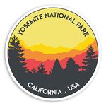 2 x 10cm Yosemite National Park Vinyl Stickers - USA Sticker Luggage #20196 (10cm Wide)