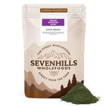 Sevenhills Wholefoods Organic Super Green Superfood Blend 400g, 80 Servings, Supports Skin, Immunity & Tiredness, Green Powder with Spirulina, Chlorella, Wheatgrass, Barley Grass