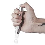 MHW-3BOMBER Retractable WDT Tool 2.0 Pro-Espresso Distribution Tool with Magnetic Storage, 8 Stainless Steel 0.4mm Needles Adjustable Coffee Stirrer for Baristas, Silver T6189S-OS