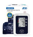 A&D Medical Blood Pressure Monitor for Home Use – UA-651CNLAC – Large Upper Arm BP Machine – Large Cuff (12.2-17.7" / 31-45cm) – Easy to Use, One Click Operation, Adults, AC Adapter, 1-User
