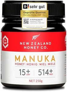 New Zealand Honey Co. Manuka Honig MGO 514+ / UMF 15+ | Aktiv und Roh - Hergestellt in Neuseeland - Zertifiziertem Methylglyoxal Gehalt - 250g - Manuka Honig 550 - Raw Honey - Rohhonig