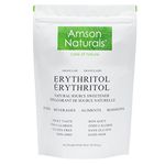 Erythritol Sweetener Granular 1 lb / 16 oz / 454 g – Natural Sugar Substitute, Sweet taste, Zero Calorie, Gluten-free, Non-GMO – by Amson Naturals.