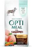 OPtimeal Grain-Free Dog Food - Proudly Ukrainian - Balanced Dog Food Dry Recipe with Immunity Support, Non-Grain Dry Dog Food for All Dog Breeds (22 lbs, Chicken & Veggies)