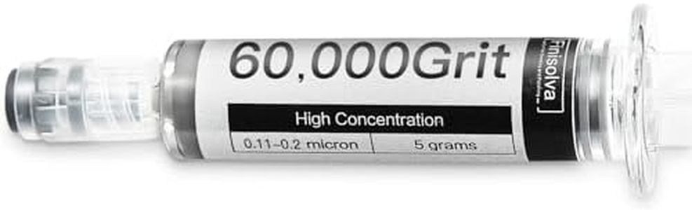 Finisolva Diamond Polishing Compound 0.11-0.2 Micron 60,000 Grit Polishing Lapping Paste for Glass Watch Marble Metal Resin Rock Jewelry Etc. High Concentration Diamond Powder Scratch Remover Repair