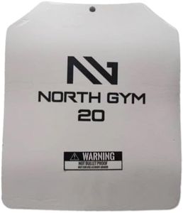 Northgym 3D Weight Plate Pairs 5.75,8.75 or13.75 lbs - Additional Weight for Weight Vests and Plate Carrierss, Optimized Weight Distribution, Powder-Coated Steel