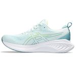 ASICS Women's GEL-CUMULUS 25 Running Shoes, 8H, SOOTHING SEA/GLOW YELLOW